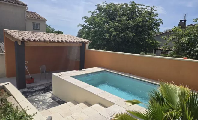 Travaux d'étanchéité de piscine, Salon-de-Provence, TD Façades